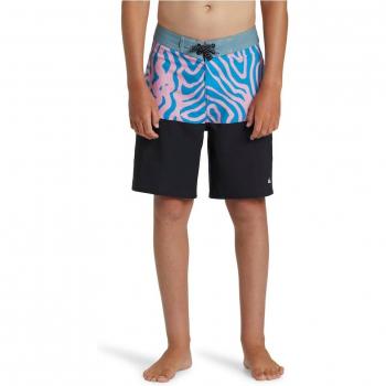 Quiksilver Kids Black Surfsilk Straight 17 Swim Boardshorts