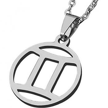 Pendentif Astrologique Gémeaux ZP0236 – 51 cm