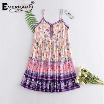 Everkaki vestido bohemio de verano