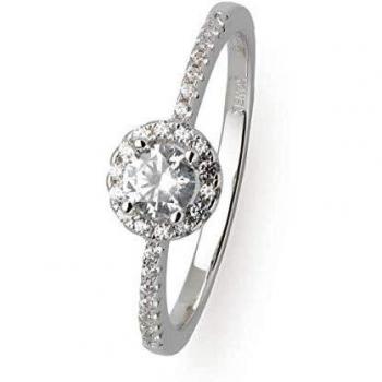 XENOX Silberring Silver Circle Zirkonia 925er Silber