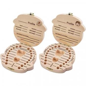 Holz Zahn Aufbewahrungskasten für Babys