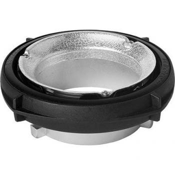 Elinchrom Bowens Adapterring, Studioblitz Zubehör, Silber