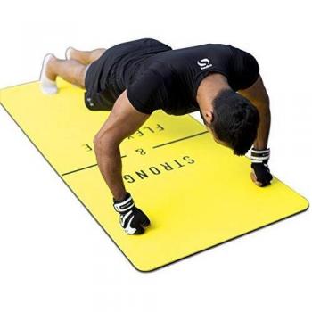 Large Exercise Mat Extra Wide & Extra Thick Yoga Mat 183cm x 80cm x 10mm