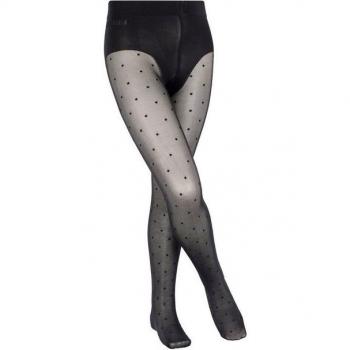 Falke Collant Bambino Nero 134-146 con Motivo Romantico