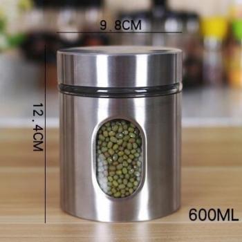 Caisse de stockage alimentaire boîtes inox transparent