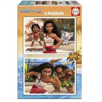 Puzle Escolar Vaiana 2 – 200 Piezas en Dos Sets