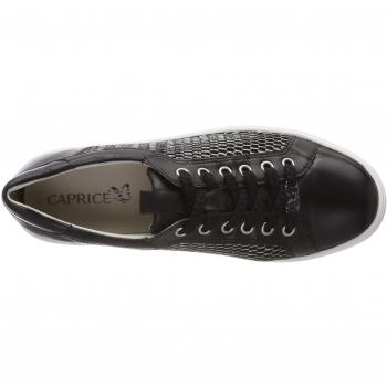 CAPRICE Inou Damen Sneaker, Schwarz (Black Mesh 55)