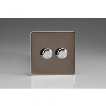 Varilight Pewter Screwless LED Dimmer Switch
