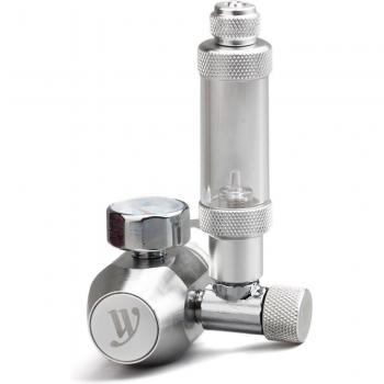 Aquarium CO₂ Diffuser with Pressure Relief Valve & Bubble Counter