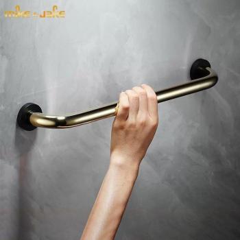 Accessible Toilet Handrail in Black Gold Finish
