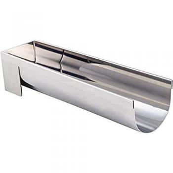 Molde de acero inoxidable media caña 30 cm De Buyer