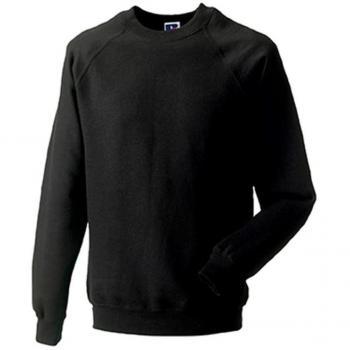 Russell Men's L Black Raglan T-Shirt