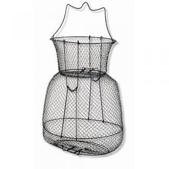 Zebco Bourriche 350 Métallique – 35 cm × 40 cm, idéale pour la pêche côtière
