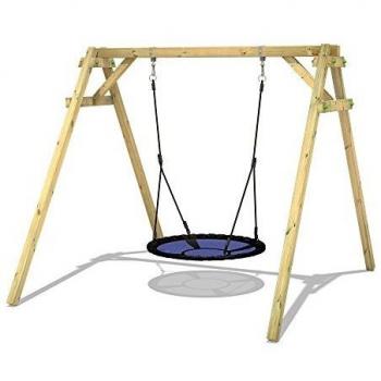 WICKEY Balançoire en bois 'Smart Rush'