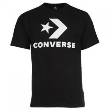 T‑shirt Converse Go‑To Star: Stampa Chevron Nera e Bianca