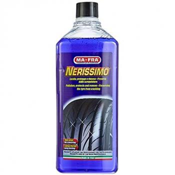 Nero Gomme Nerrissimo MA-FRA Pulisce Rinnova Lucida Pneumatici Auto Moto 1 L