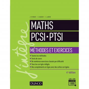 Maths PCSI-PTSI : Méthodes et exercices