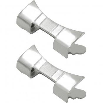 Stainless Steel Watch Strap Link Set Curved End 19mm/20mm/21mm/22mm/23mm/24mm