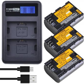 Batterie LPE6 Japonais + Chargeur LCD USB – Canon EOS 5DS