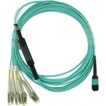 BlueOptics Dell EMC CBL-MTP12-4LC-OM3-7M LWL Patchkabel, 4xDuplex LC/UPC, 7.5 Meter, OM3