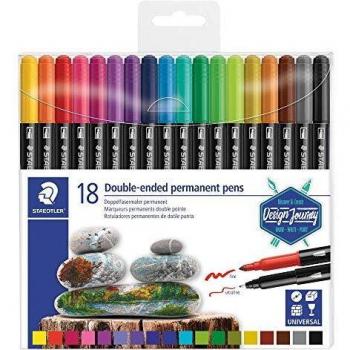 Feutre permanent double pointe STAEDTLER 3187 Design Journey