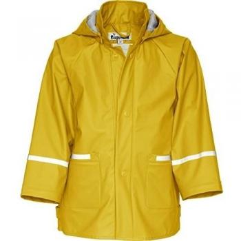 Playshoes Regenjacke Unisex niños, Talla 7-8 Años, Color Amarillo (Yellow 12)