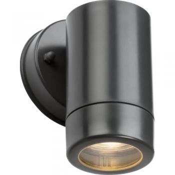 Knightsbridge EAMON 230V GU10 Polycarbonate Wall Lamp, Anthracite, EA1A, IP54