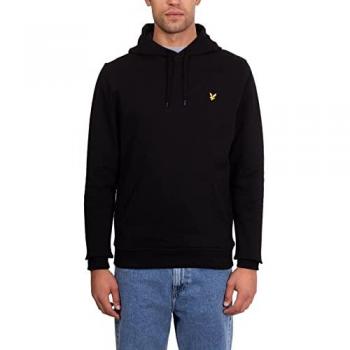 Felpa Con Cappuccio Lyle & Scott Jet Black M