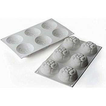 Stampo Camelia 6 Forme in Silicone Silikomart