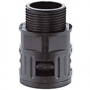 Racor RQG‑M Diámetro 21,2 m M20×1,5 IP68 Negro – Enchufe de Alta