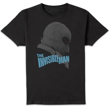 Large Black “The Invisible Man” Greyscale Shirt for Men