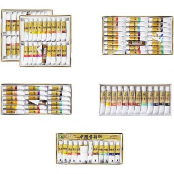 Peinture aquarelle chinoise 36 couleurs 5ml
