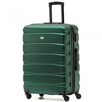 Flight Knight 25” Medium Hardcase, 4‑Wheeled, TSA‑Lock, Forest Green/Black