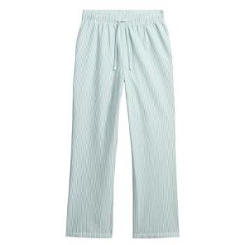 Pantalon femme Superdry rayé menthe poivrée