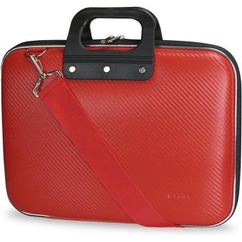 MALETIN E-VITTA EVA CARBON 15,6 ROJO