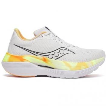 Saucony Endorphin Trainer Damen – Weiß/Gelb – EU 42,5 – Laufschuhe
