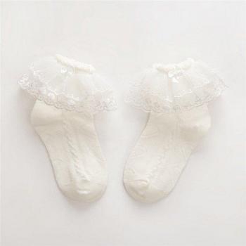 Bebé Florido: Calcetines de Verano con Volantes y Encaje 2-12 años