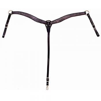 Collar de cuero liso para caza de caballos Tattini