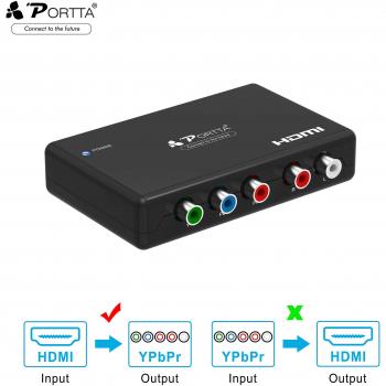 Full-HD-YPbPr zu RGB Adapter mit LPCM Audioausgabe
