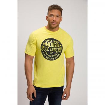 T-shirt uomo gialla, jersey fiammato, taglia 3XL, JP1880