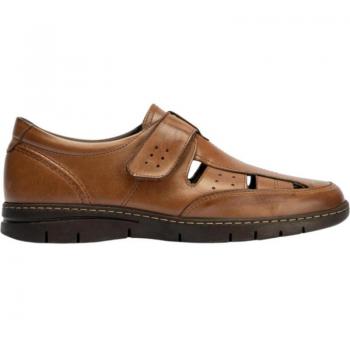 Sandálias de Couro Líbano Pitillos 4030 para Conforto Masculino