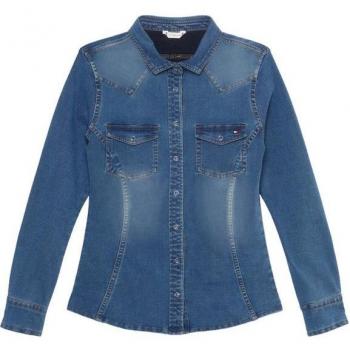 Tommy Hilfiger Jeanshemd Woodside – klassisches Jeanshemd im modernen Woodside-Design