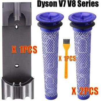 HEPA Filter Docking Station for Dyson V7 V8 Vacuum Cleaner