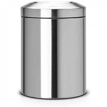 Brabantia Pattumiera per Raccolta Differenziata Flameguard Manuale Grigio Inox, Capacità: 7 L