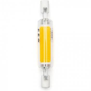 Lampadina LED R7S Lineare 78 mm 4 W Cob in Vetro Bianco Caldo 3000 K Aigostar