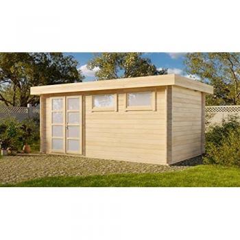 Abri de jardin en bois Kyara-44 ISO 5x3m 44mm 18m²