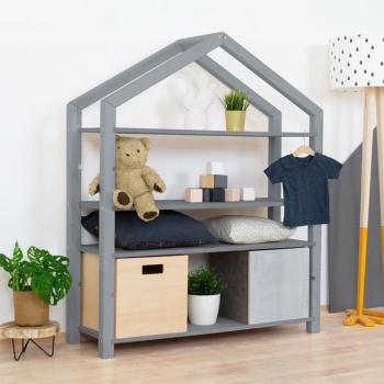 Scaffale Polly Benlemi Legno Grigio