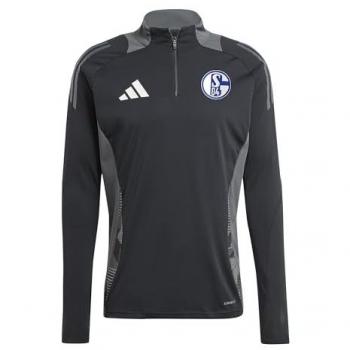 FC Schalke 04 adidas Trainingsjacke mit Reißverschluss schwarz