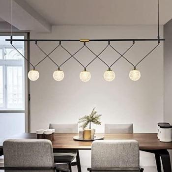 Contemporary 5‑Spot Ceiling Light