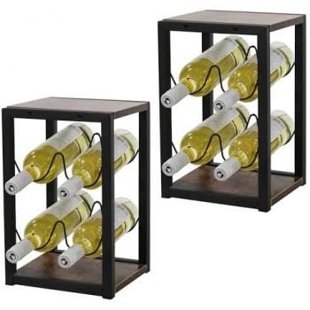 Soporte Vinos Antiguo 8 Unidades